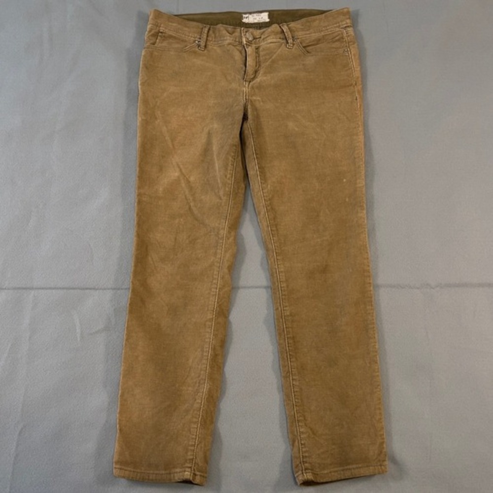 Free People Corduroy Pants Size 28 Womens Brown Casual Comfort Everyday‎